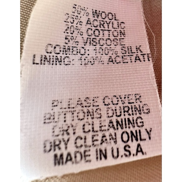 Rebecca Taylor Tweed Blazer Jacket Pink,Orange,Tan Bling Sz 6  Wool Blend Career - Picture 8 of 10